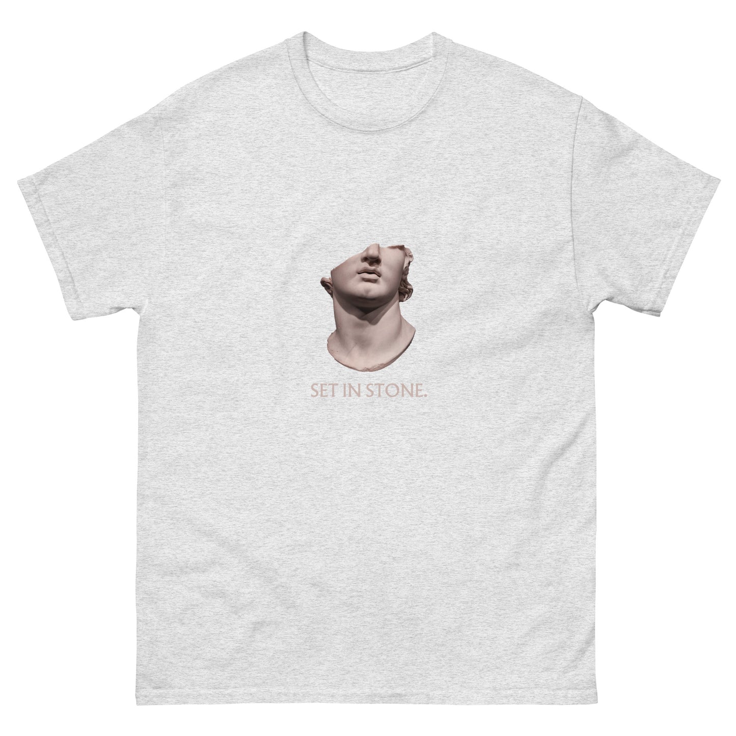 SET IN STONE. Tee
